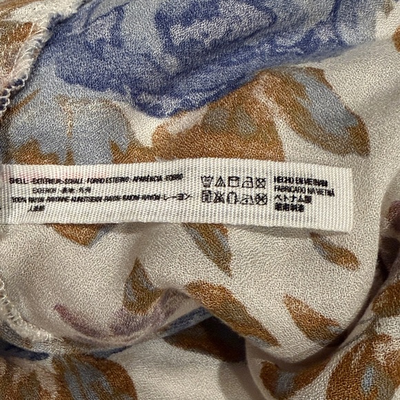 Free People Floral Spaghetti Strap Handkerchief Slip Tank - Picture 10 of 11